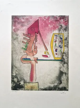 Água-Forte Matta - A defesia