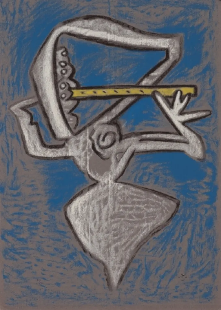 Litografia Matta - Affiche pour le théâtre municipal musical, France culture, Festival d'Avignon.