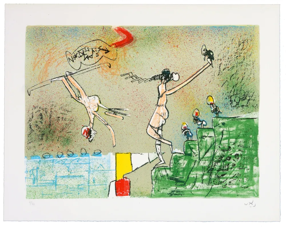 Litografia Matta - All Cosmicstrippers IX