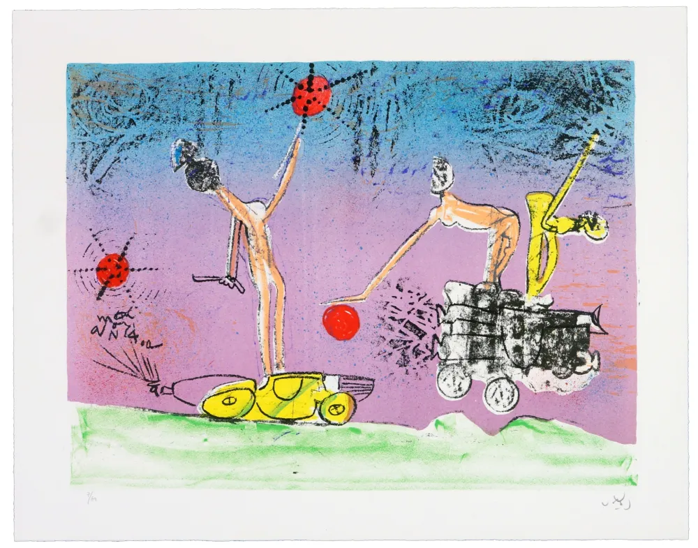 Litografia Matta - All Cosmicstrippers VII