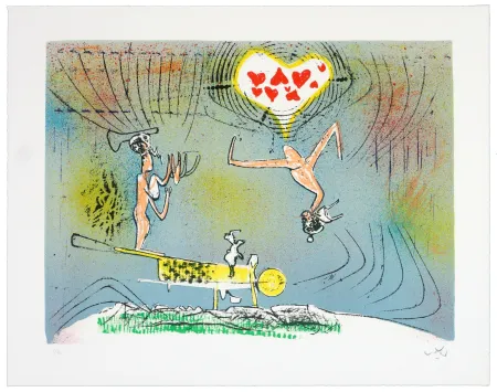 Litografia Matta - All Cosmicstrippers XI