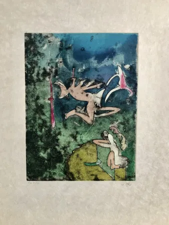 Gravura Matta - Centre Neouds, plate II