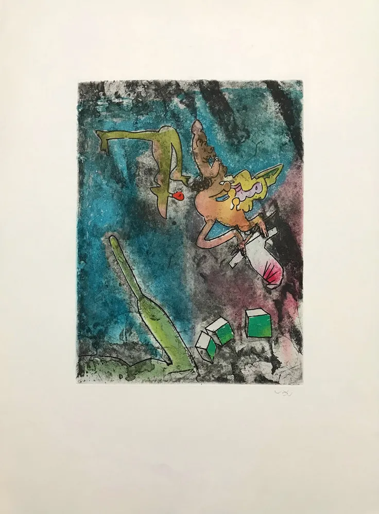 Água-Forte E Água-Tinta Matta - Centre Noeuds – Plate 7 