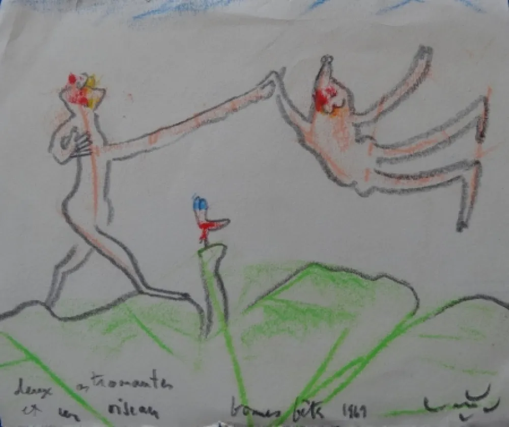 Sem Técnica Matta - Deux astronautes et un oiseau