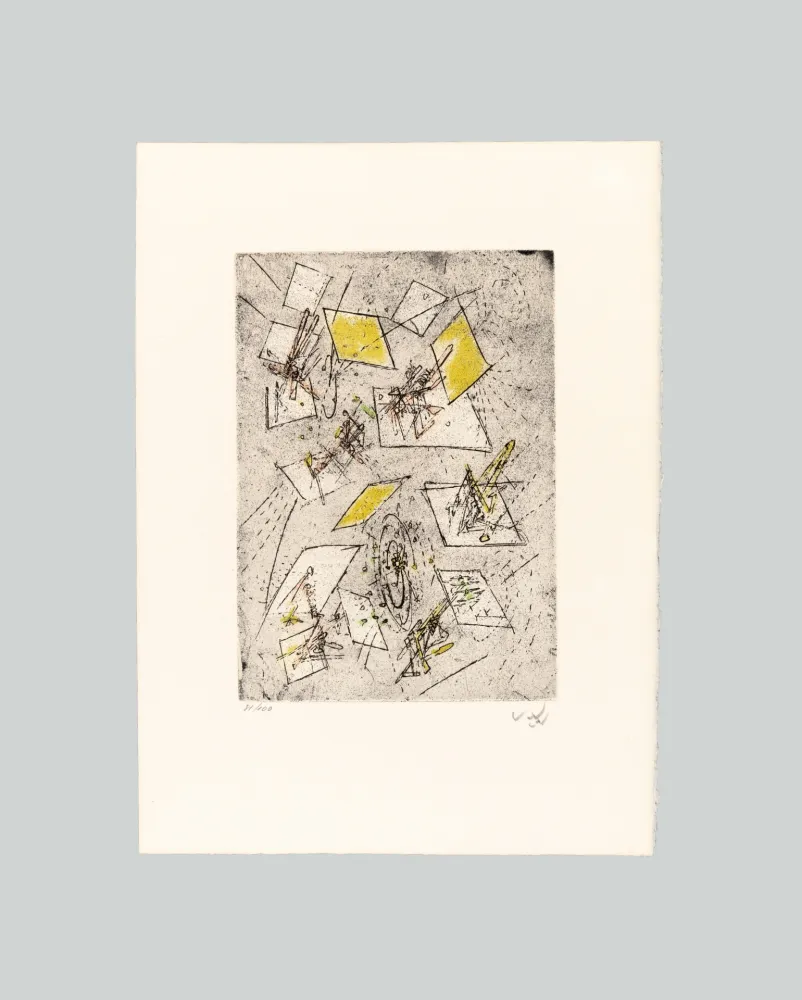 Gravura Matta - Droites libérées