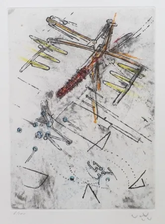 Água-Forte E Água-Tinta Matta - Droites libérées (planche 12)