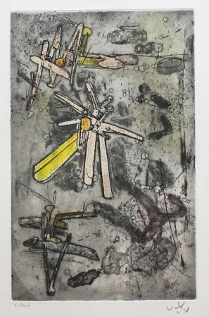 Água-Forte E Água-Tinta Matta - Droites libérées (Planche 14)