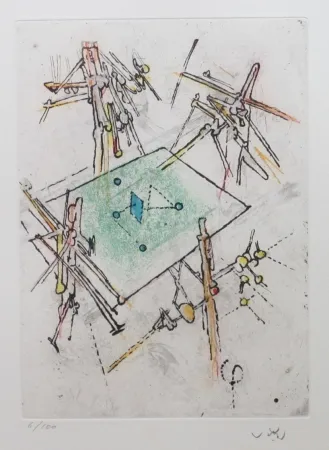 Água-Forte E Água-Tinta Matta - Droites libérées (planche1)