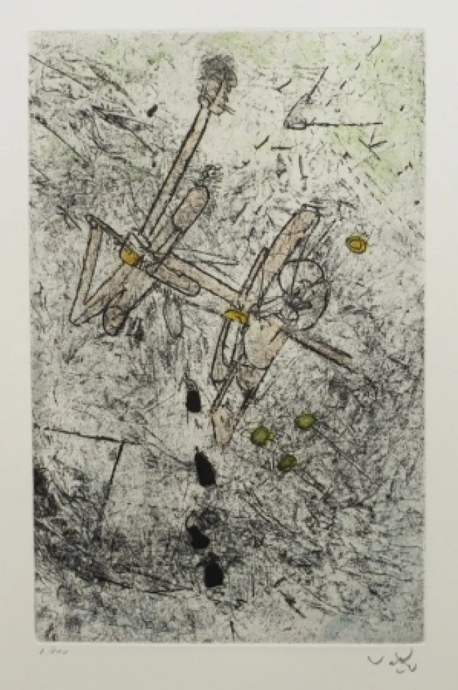 Água-Forte E Água-Tinta Matta - Droites libérées (planche2)