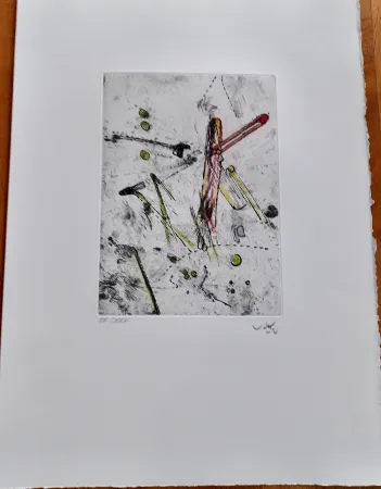 Gravura Matta - Droites Liberees, plate I