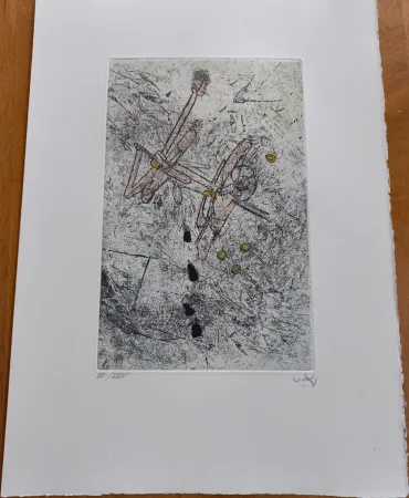 Gravura Matta - Droites Liberees, plate V