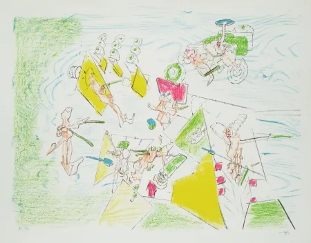 Litografia Matta - Falbala