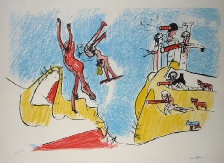 Litografia Matta - Had a great fall