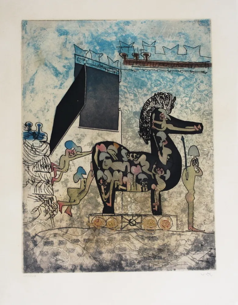 Água-Forte E Água-Tinta Matta - HOM'MERE-Chaosmos 