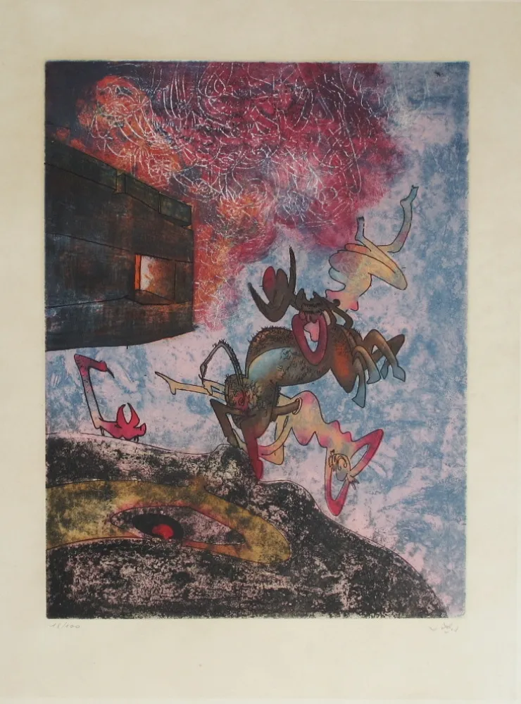 Água-Forte E Água-Tinta Matta - HOM'MERE-Chaosmos 