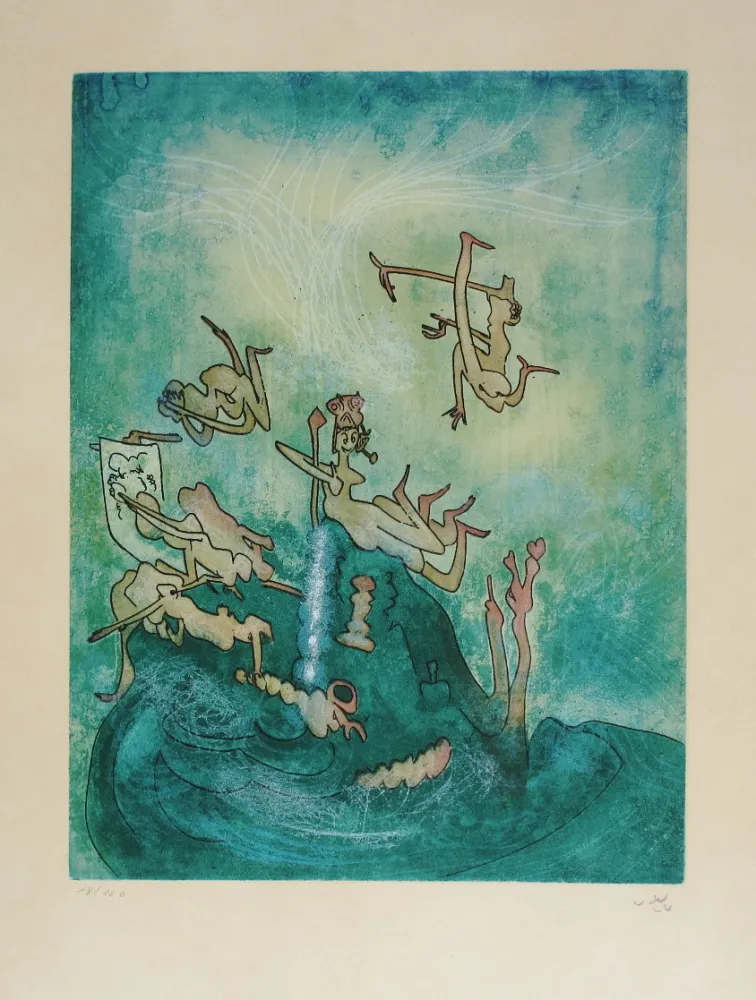 Água-Forte E Água-Tinta Matta - HOM'MERE-Chaosmos 