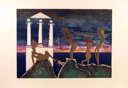 Água-Forte E Água-Tinta Matta - Hours of the Day Series, 10pm