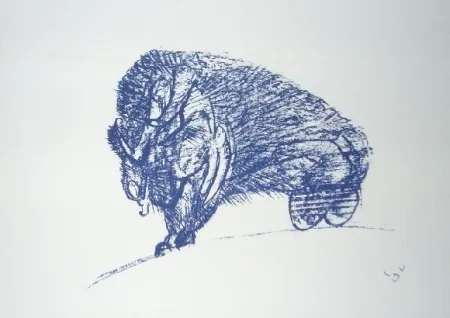 Litografia Matta - Il Bisonte
