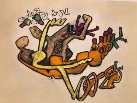 Gravura Matta - La chasse aux papillons