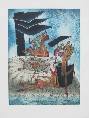 Água-Forte E Água-Tinta Matta - La Danse de la mort 6