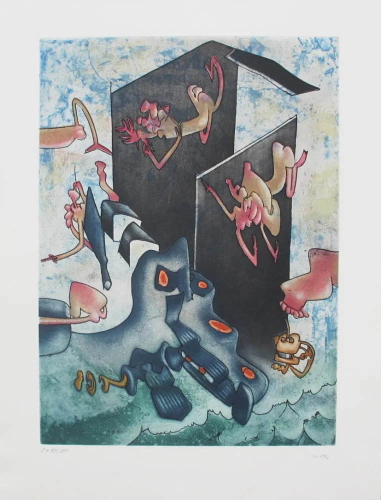 Água-Forte E Água-Tinta Matta - La Danse de la mort 7