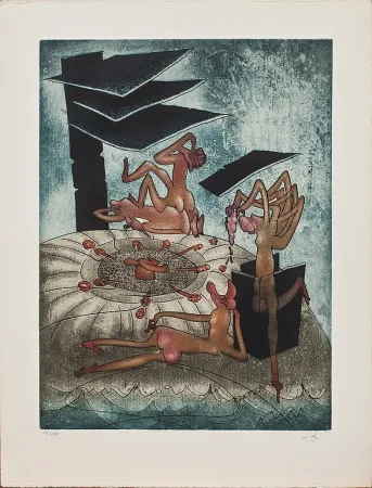 Gravura Matta - La danse de la morte 