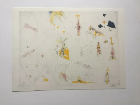 Litografia Matta - La parole est a Peret (from Morfolgie Verbali)