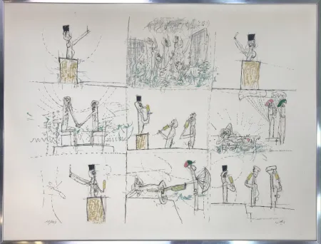 Litografia Matta - L'ANTI PROCÉS