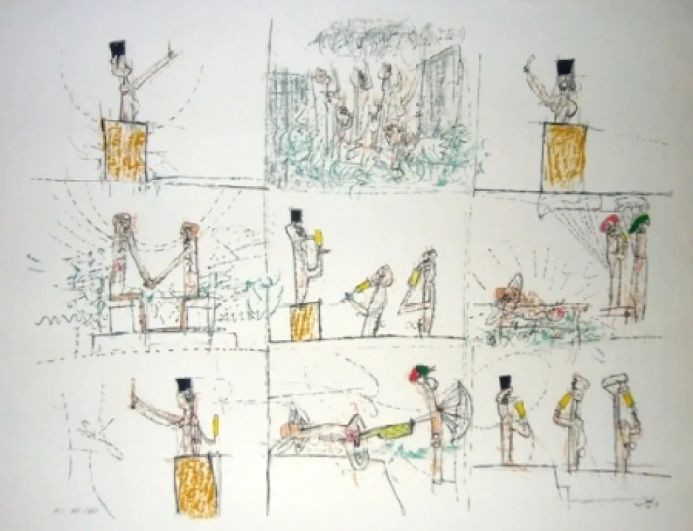 Litografia Matta - L'anti-procès