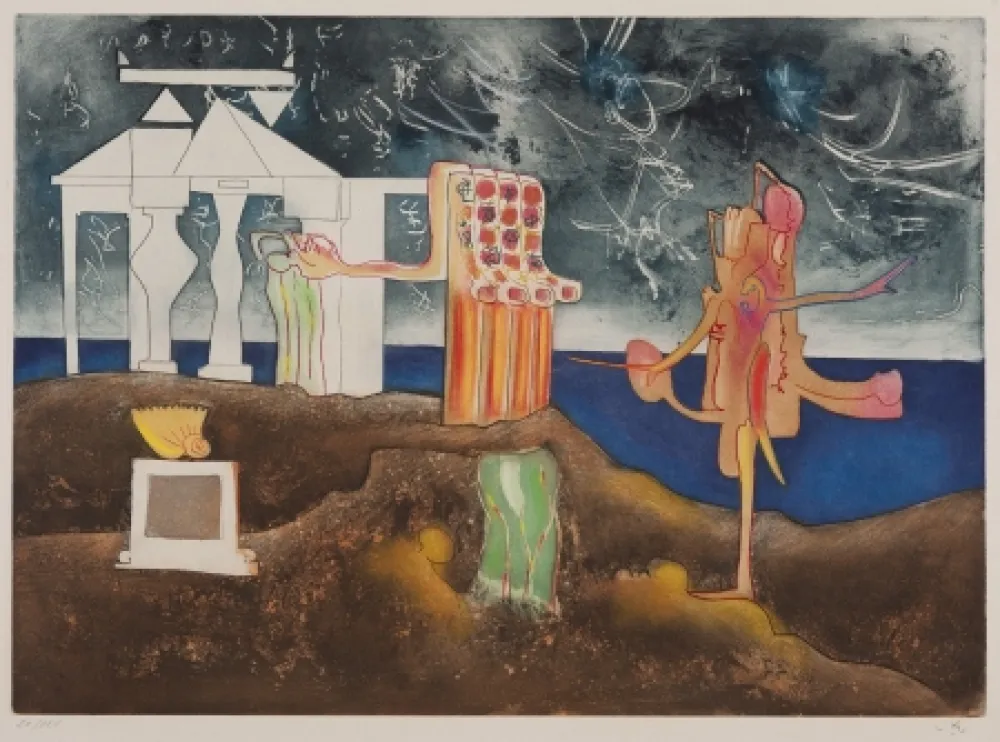 Água-Tinta Matta - L'Arc obscur des Heures