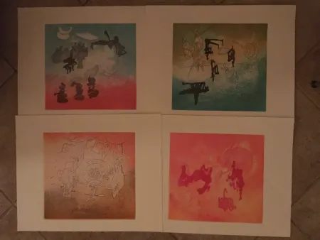 Água-Forte E Água-Tinta Matta - L'autoapocalipse (portfolio of 4)