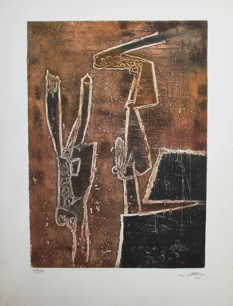 Água-Forte E Água-Tinta Matta - Le Mur