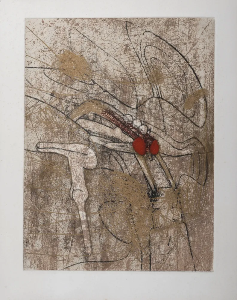 Gravura Matta - Les Damnations, 1966