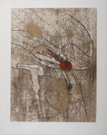 Gravura Matta - Les Damnations, 1966