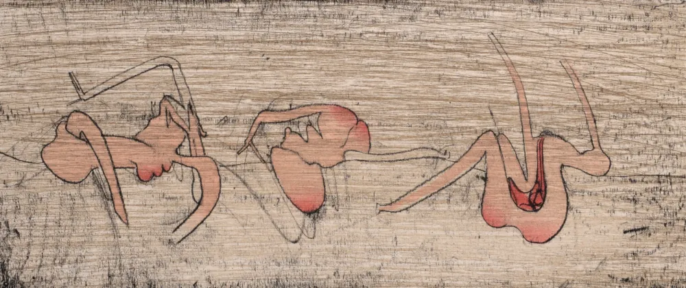 Gravura Matta - Les Damnations, 1966