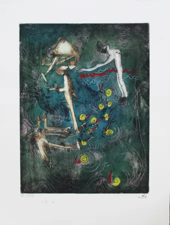 Água-Forte E Água-Tinta Matta - Les escargots