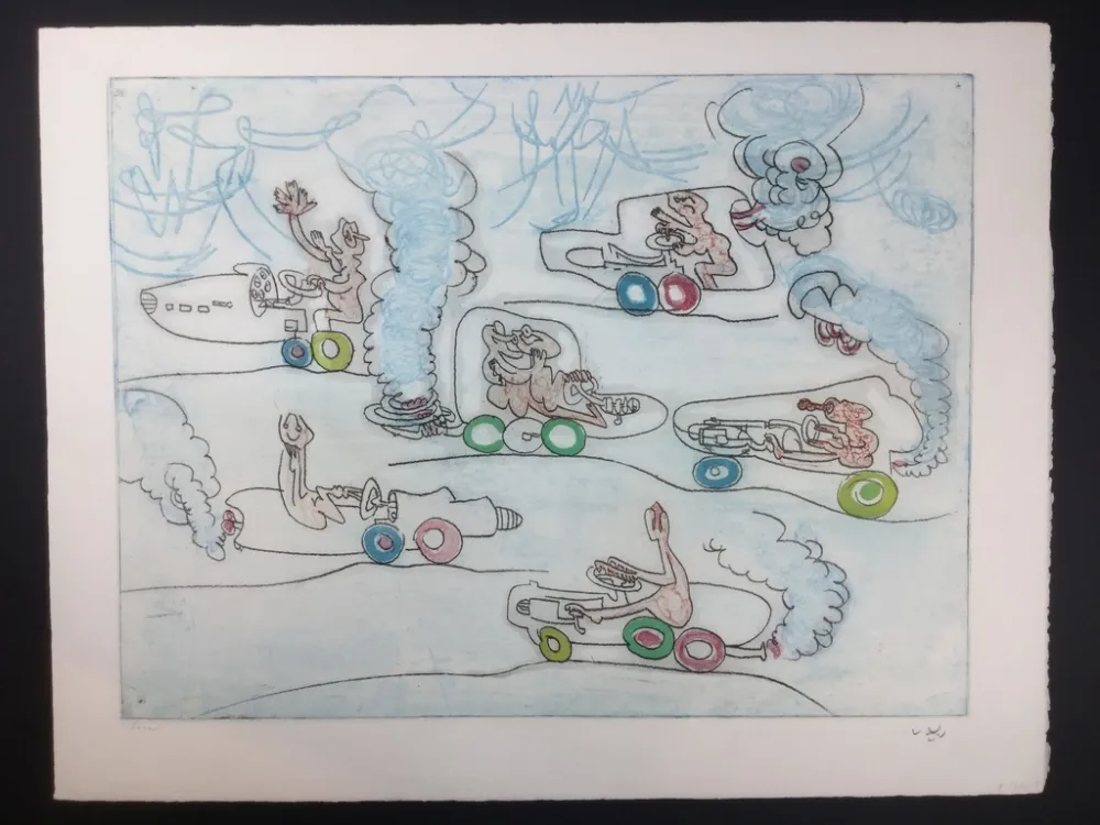 Água-Forte E Água-Tinta Matta - Les OH! Tomobiles 