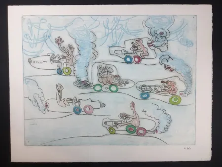 Água-Forte E Água-Tinta Matta - Les OH! Tomobiles 