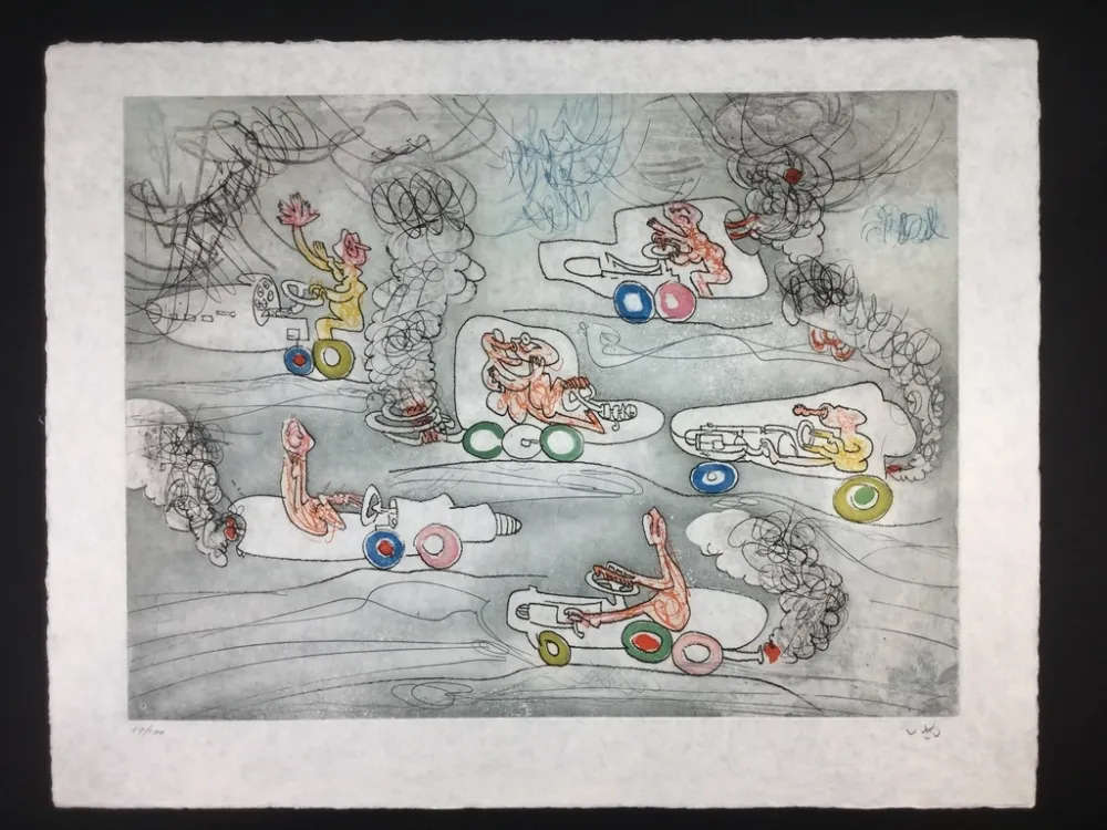 Água-Forte E Água-Tinta Matta - Les Oh! Tomobiles 