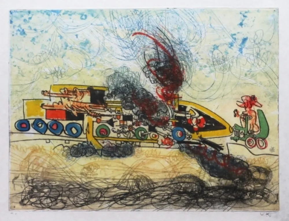 Água-Forte E Água-Tinta Matta - Les Oh' Tomobiles (Planche 4)