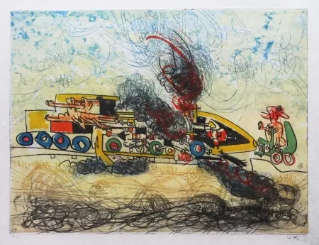 Água-Forte E Água-Tinta Matta - Les Oh' Tomobiles (Planche 4)