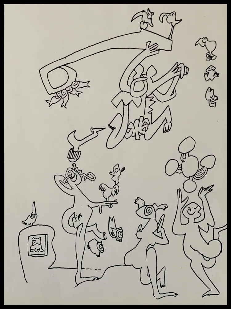 Litografia Matta - Les oiseaux dans l'éternité