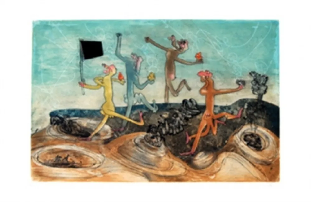 Litografia Matta - Les suissides