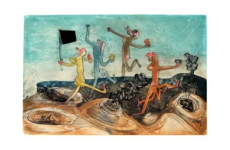 Litografia Matta - Les suissides