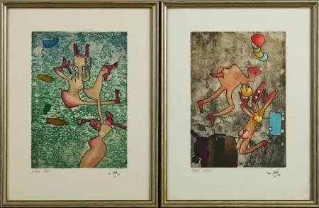 Água-Forte E Água-Tinta Matta - Mots desserre freins, planche 3 and 4