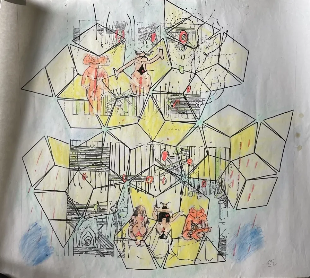 Sem Técnica Matta - Original mixed media work