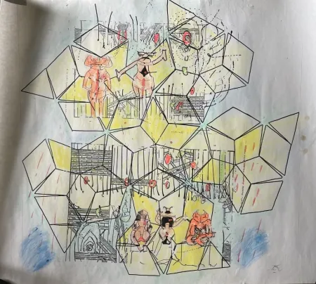 Sem Técnica Matta - Original mixed media work