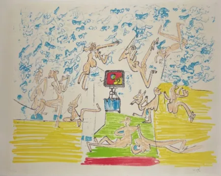 Litografia Matta - Plate 6 from Fog Gog Magog