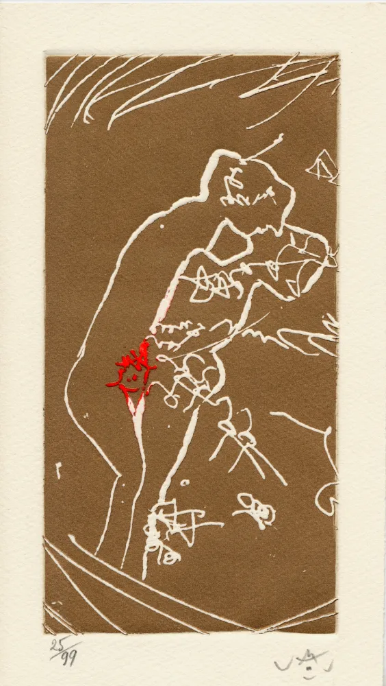 Gravura Matta - Pour J. Mansour