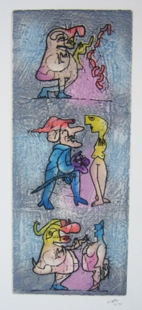 Água-Forte E Água-Tinta Matta - Sans titre